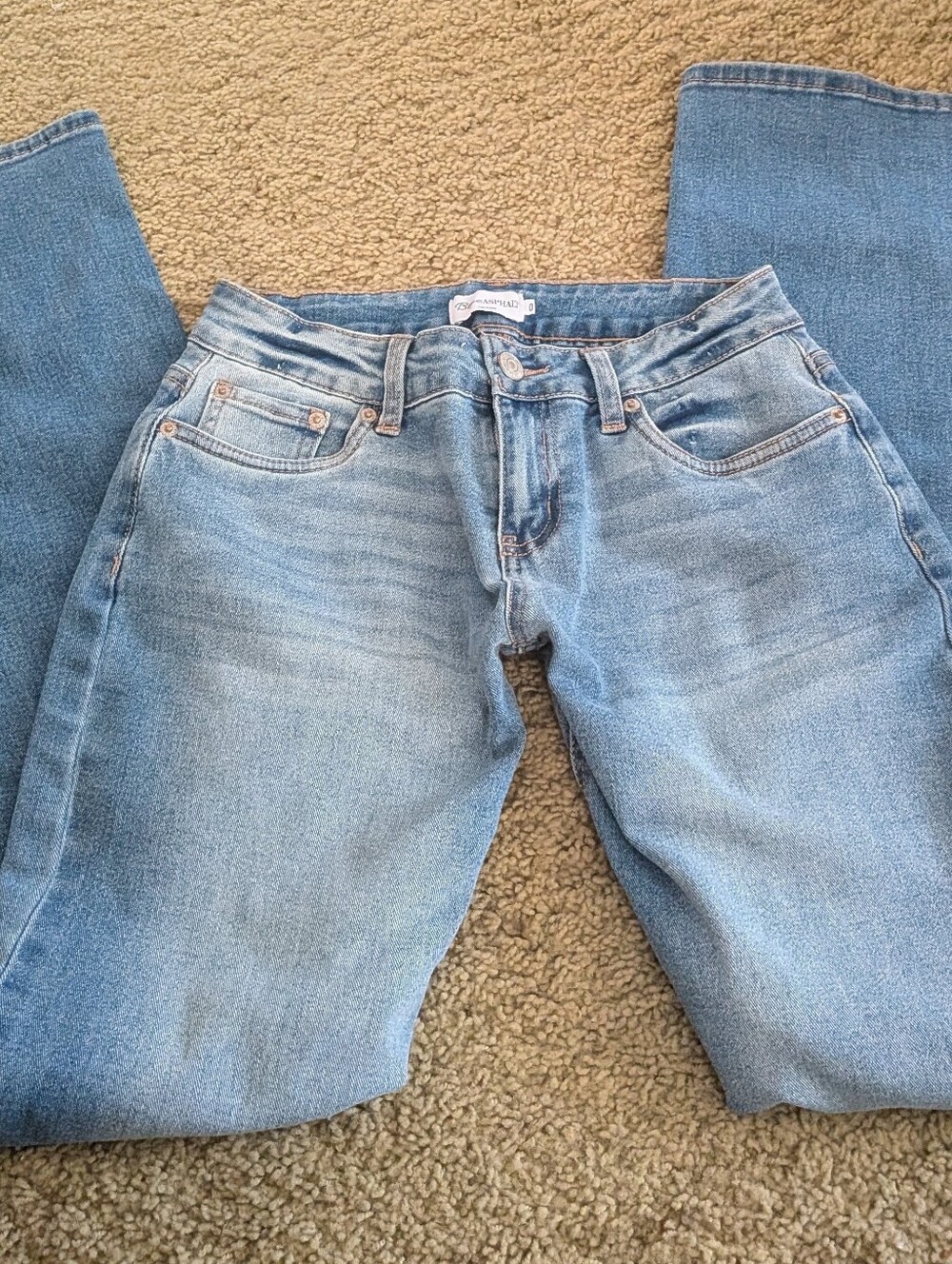 Low Rise Baggy Women’s Jeans - Light Blue